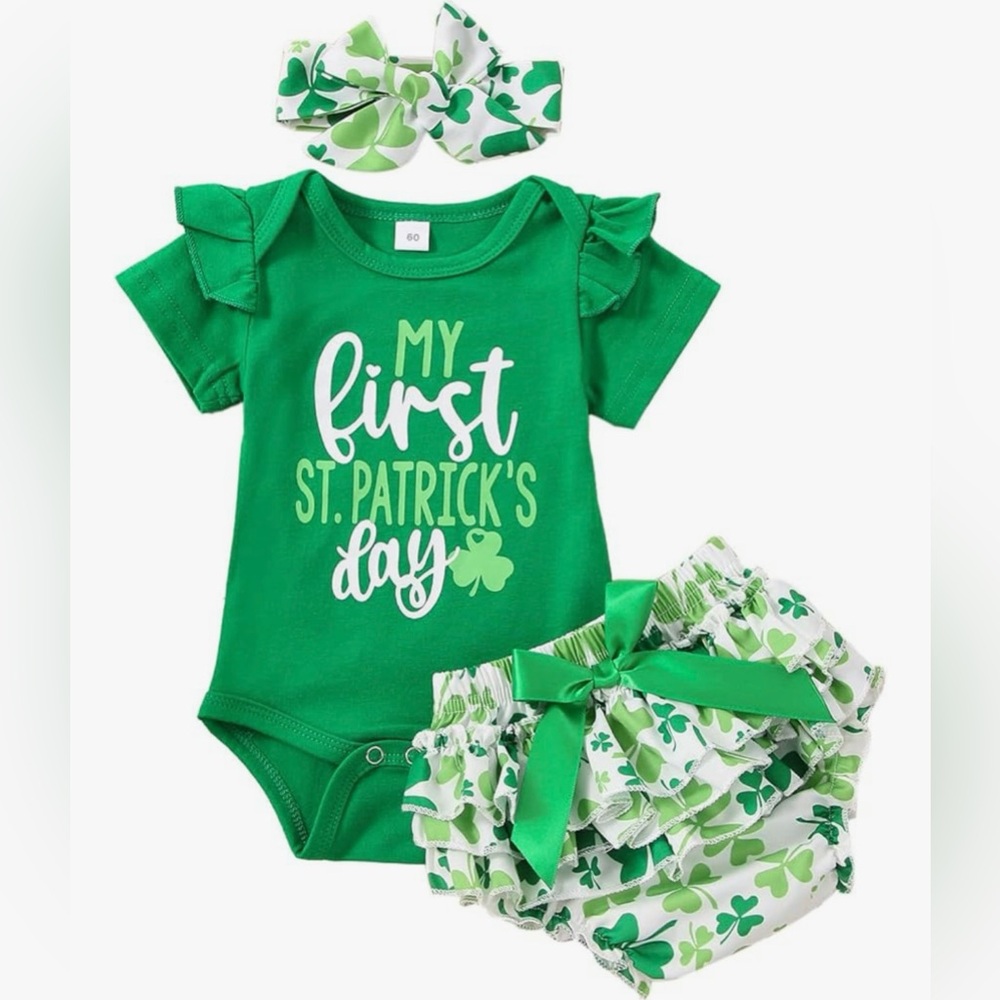 Baby girl st Patrick’s day